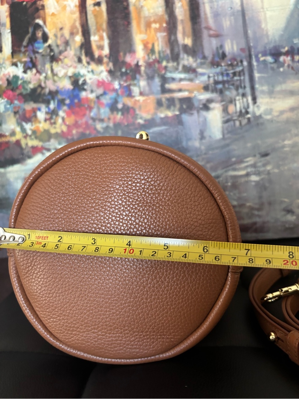 Marc Jacobs Brown Leather The Bucket Bag with Rope Top Handle - Picture 13 of 15